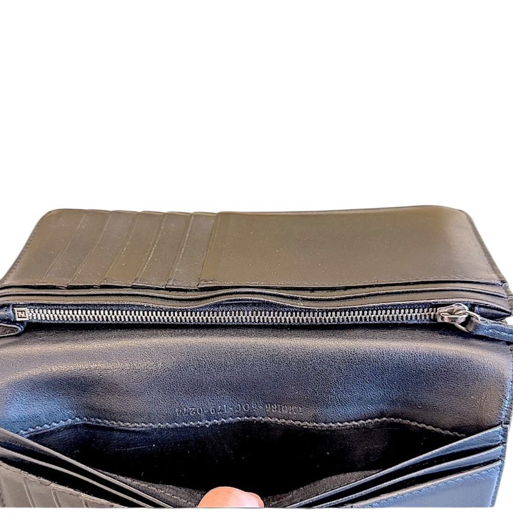 Fendi Monster Eyes Black Long Wallet - Picture 3 of 7